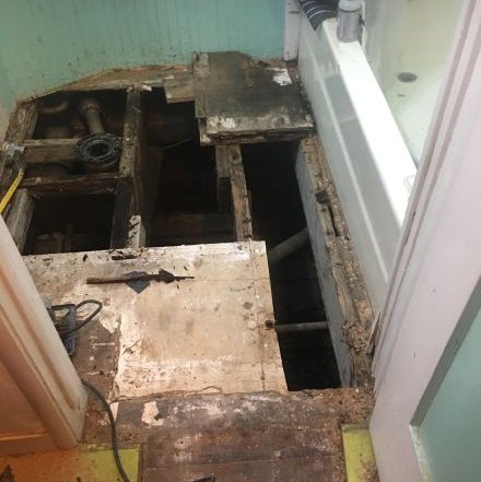 Victorian Bathroom Remodel at Bay Area Custom Floors